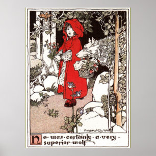 Poster Little Red Riding Hood Margaret Ely Webb