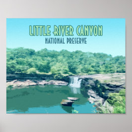Poster Little River Canyon National Preserve Alabama