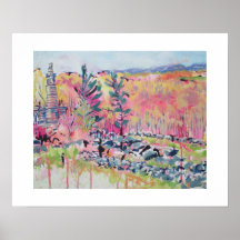 Little Roundtop Gettysburg Pensilvânia Redbuds