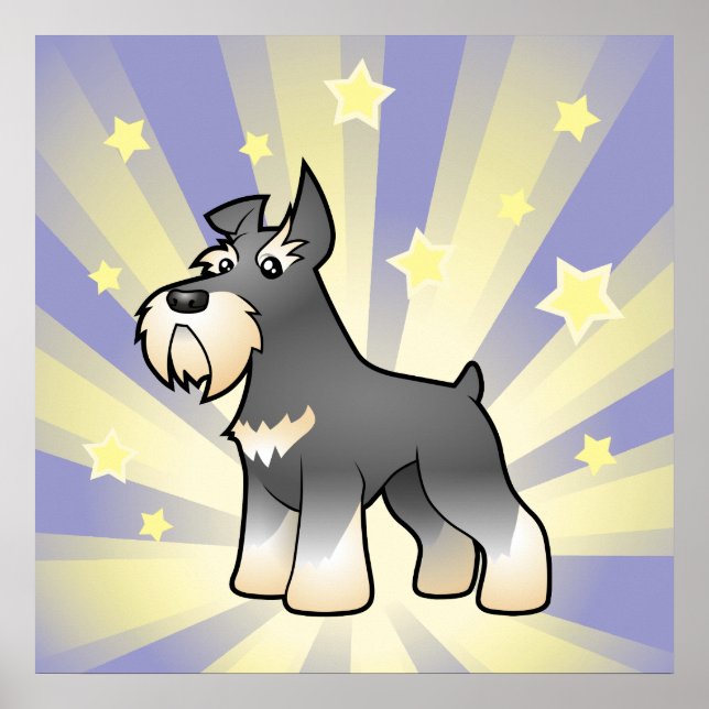 Pôster Little Star Schnauzer (Frente)