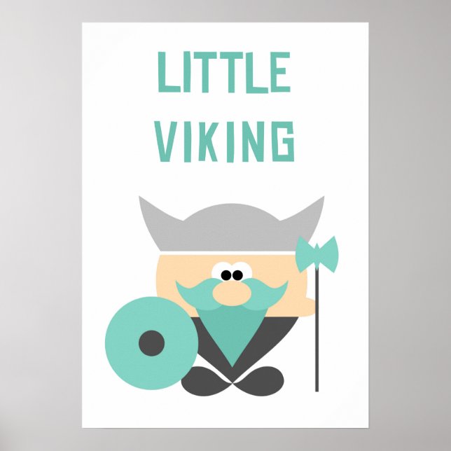 Poster Little Viking Wall Art (Frente)