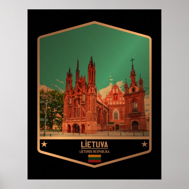 Poster Lituânia (Frente)
