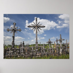 Pôster Lituânia, Central Lituânia, Siauliai, Hill 7