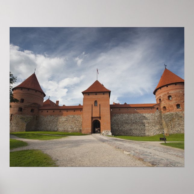 Pôster Lituânia, Trakai, Trakai Histórica Nacional 4 (Frente)
