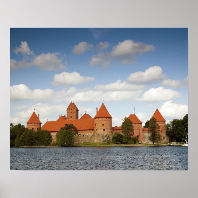 Pôster Lituânia, Trakai, Trakai Histórico Nacional 2 (Frente)
