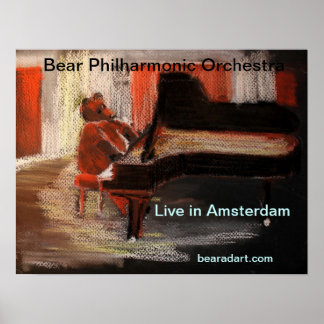 Poster Live in Amsterdam