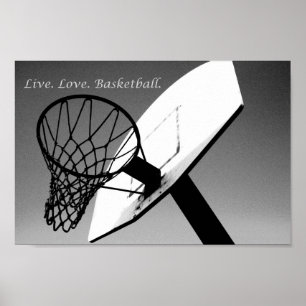 Pôster Live.Love.Basketball