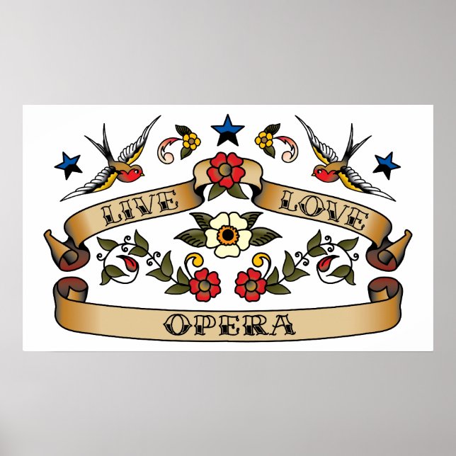 Pôster Live Love Opera (Frente)