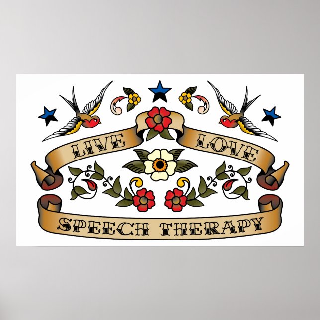 Poster Live Love Speech Therapy (Frente)