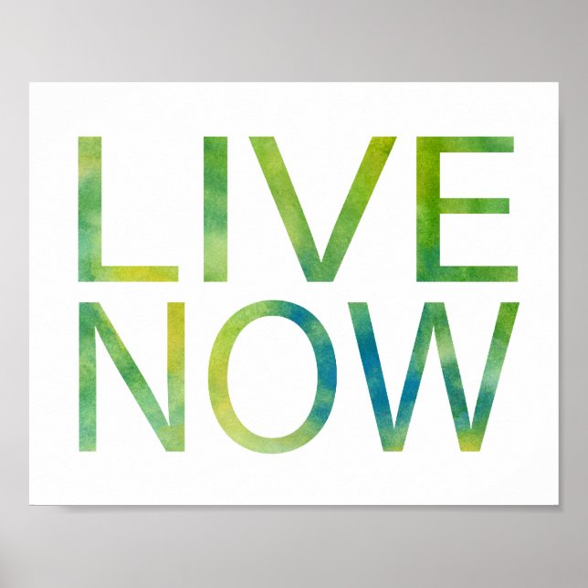 Poster Live Now (Frente)