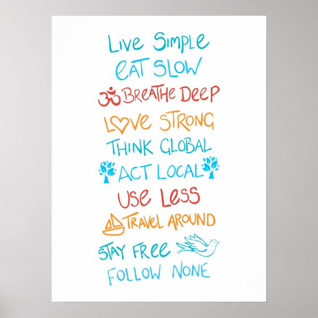 Poster Live Simple 2 (Frente)