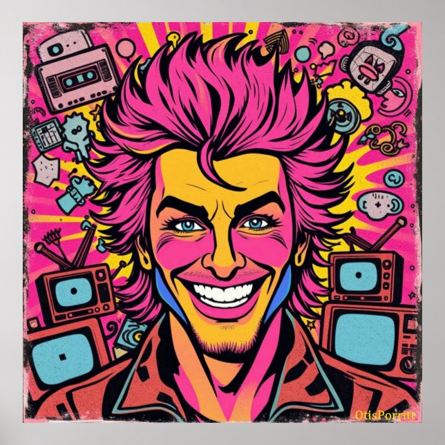 POSTER LIVING IN THE EIGHTIES-10 (Frente)