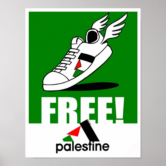 Pôster Livre! Palestina (Frente)
