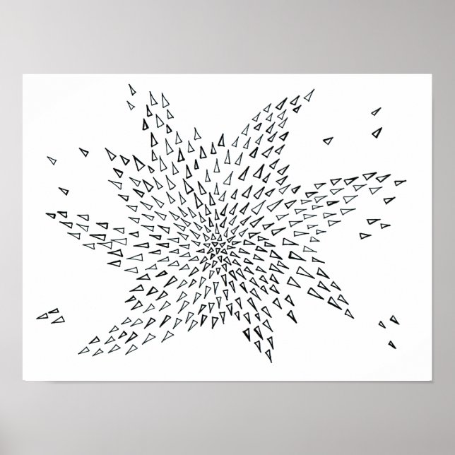 Poster Livre-se Abstrato (Frente)