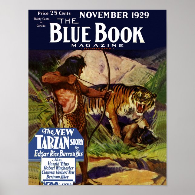 Poster Livro Azul novembro de 1929 (Frente)