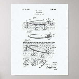 Pôster Livro Branco sobre a arte de pesca de 1923