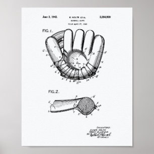 Poster Livro Branco sobre a arte patenteada no Baseball G