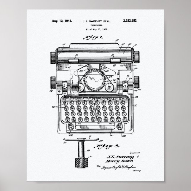 Poster Livro Branco sobre as Patentes de 1941 (Frente)