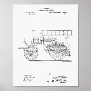 Poster Livro Branco sobre o Motor de Fogo Químico 1893