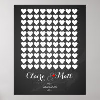livro de convidados de autógrafos do amor
