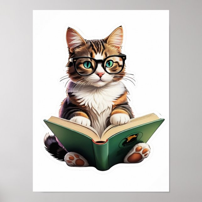 Poster Livro de Leitura de Cat (Frente)