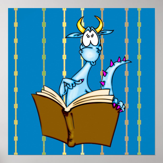 Pôster Livro de Leitura do Dragão (Frente)