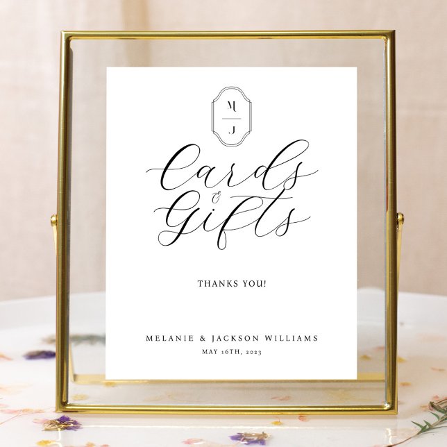 Poster Livro de Presentes Minimalista Elegante com Caligr (Criador carregado)