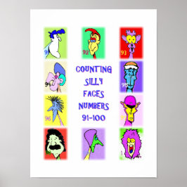 Poster Livro de Rostos Bobos para Contar #10: Cartaz