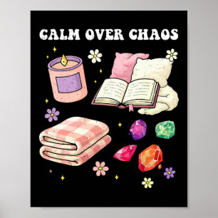 Poster Livro de Saúde Mental Amor Autocuidado Calma sobre