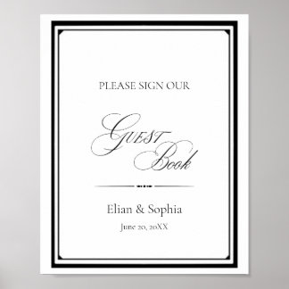 Poster LIVRO DE VISITAS DE CASAMENTO, Sinal de Registro d