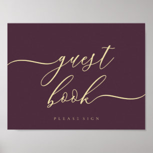 Poster Livro de Visitas Figo da Meia-Noite Assinatura Sim