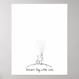 Poster Livro de Visitas Polegar do Ursinho