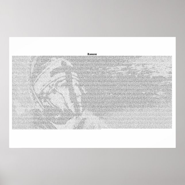 Pôster Livro dos Romanos (texto completo do KJV) (Frente)