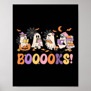 Poster Livro Fantástico Engraçado Lendo Livros De Hallowe