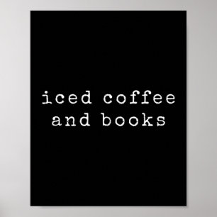 Poster Livro Lover Coffee Coffee Coffee Cotação Ler Cokwo