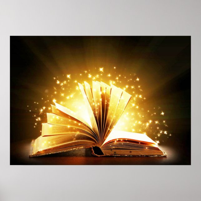 Poster Livro mágico (Frente)