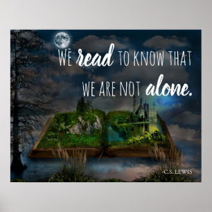 Poster Livro Personalizado Lover C.S. Lewis