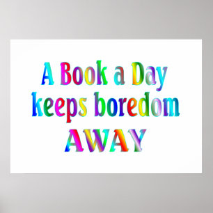Poster Livro por dia - A partir de US$ 11,80