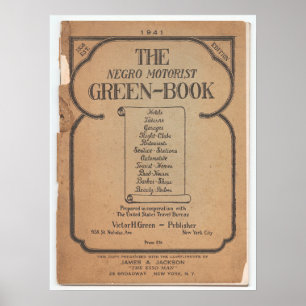 Poster Livro Verde Motorista Negro