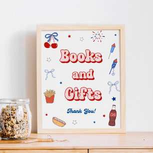Poster Livros American Girl para Presentes de Chás de Beb