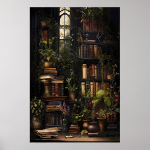 Poster Livros Botânicos Impressos, Loja de Livros Antigos