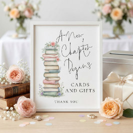 Poster Livros Cartões Presentes Noivas Chá de Panela