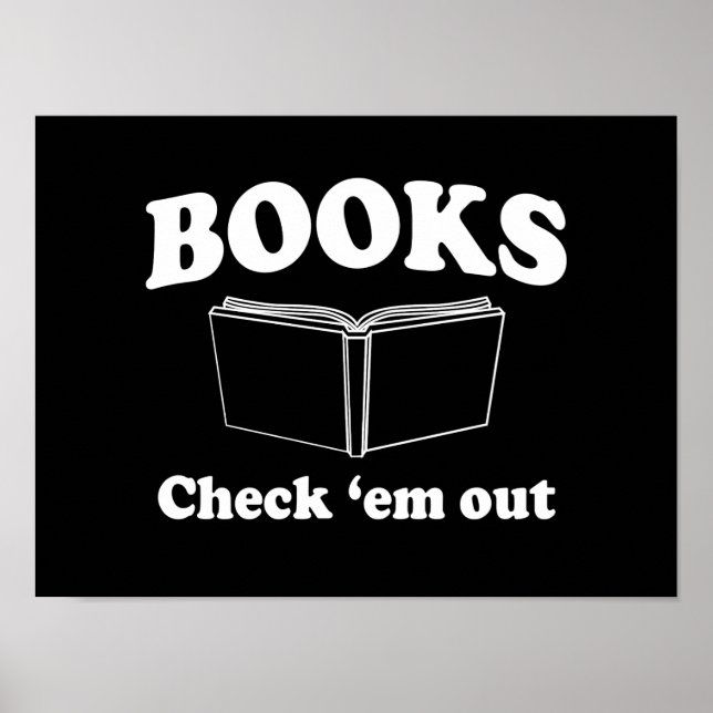 Pôster Livros: Confira-os (Frente)