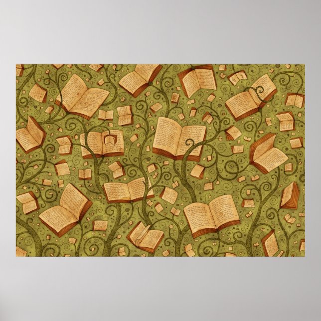 Poster Livros (Cor 3) (Frente)