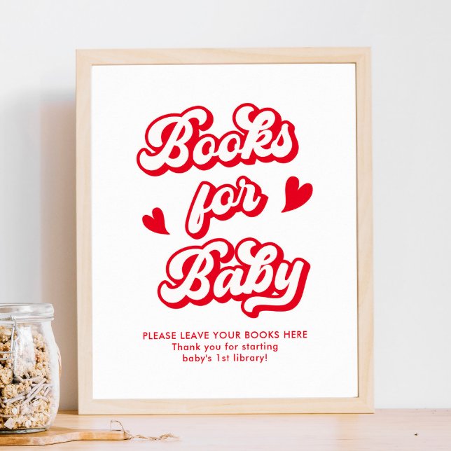 Poster Livros de Chá de fraldas de namorados para bebê (Criador carregado)