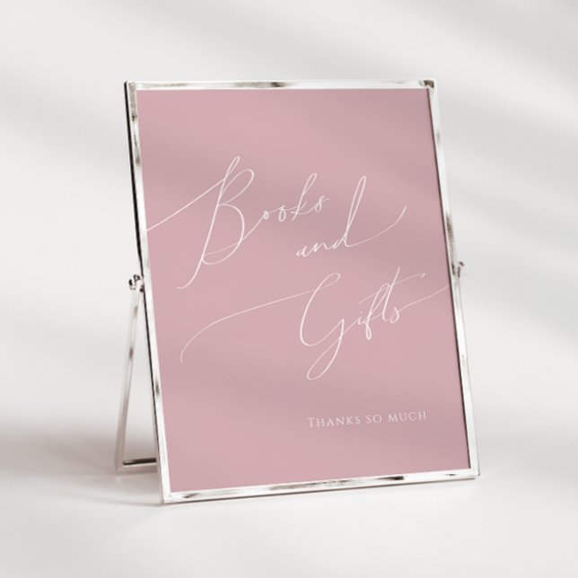 Poster Livros e presentes de Chá de fraldas com pó Whimsi (Criador carregado)