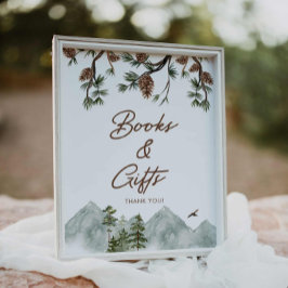 Poster Livros e presentes florestais