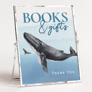 Poster Livros e presentes para Chás de fraldas do Oceano