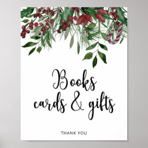 Poster LIVROS Evergreen CARDS E PRESENTES