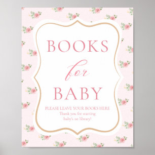 Poster Livros para Bebê Chás de Bebê
